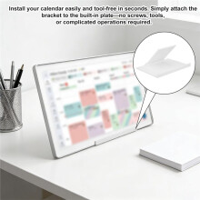 Adjustable Desktop Stand for Skylight Calendar Compatible with 27-Inch Digital Calendar