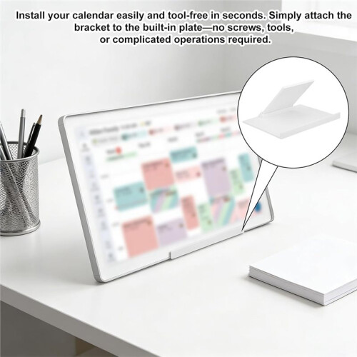 Suporte de Mesa Ajustável para Calendário Skylight, Compatível com Calendário Digital Inteligente de 27 Polegadas.