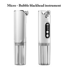(WHITE) Electric Blackhead Remover & Pore Cleaner Professional Deep Cleansing Vacuum Device for Facial Skincare Acne Pimple Extractor