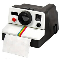 Tissue Box, Camera Toilet Paper Holder, Funny Toilet Paper Rack, Nail-Free Installation, for Home Bathroom Decoration