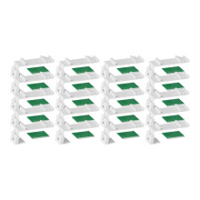 20Pcs Roller Blind Bracket Fixing Accessories Roller Curtain Holder Window Shade Clamp Repair Replacement Parts Hardware