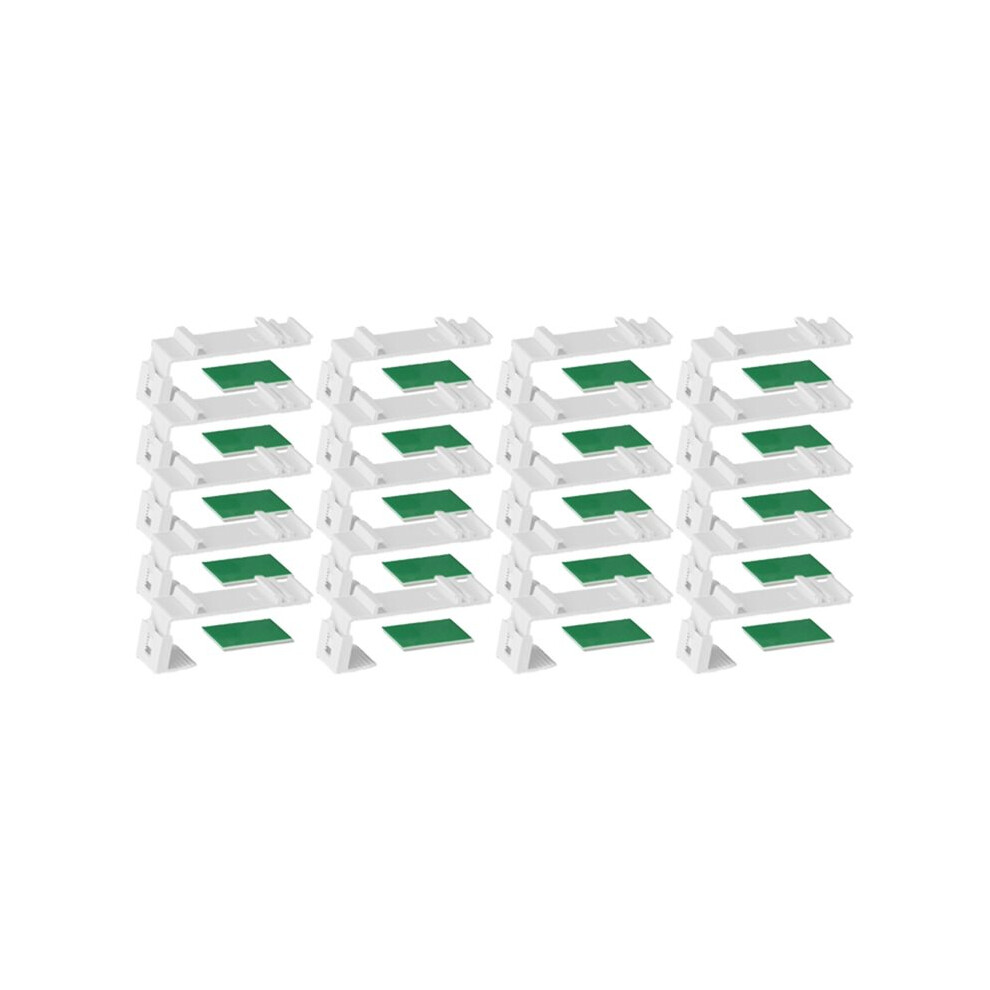 20Pcs Roller Blind Bracket Fixing Accessories Roller Curtain Holder Window Shade Clamp Repair Replacement Parts Hardware 4711114130649