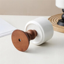 Marble Wood Candlestick Holders, Natural Stone Candle Holder Decorative Candle Stands for Home Decor Wedding, Dinning