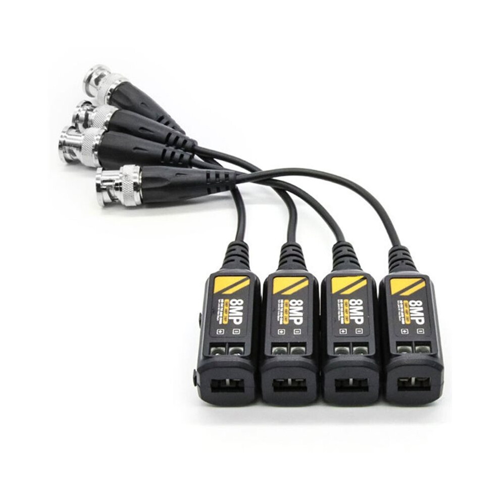 8Mp Hd Video Balun For - High-Resolution Bnc Transmission For Ahd/Cvi/Tvi/Cvbs Cameras 6034263375364