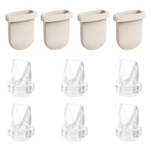 Kit per Tiralatte, 6 Valvole A Becco D'Anatra e 4 Diaframmi In Silicone per Pompa per S1 Pro/S1/E10/E20