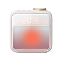 Luz Nocturna con Reloj, Reloj de Dos Niveles, Reloj de Mesilla Multifuncional para Despertar, Adecuado para Niños y Adolescentes