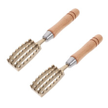 Remover Wood Handle Stainless Steel Blade Kitchen Seafood Tool Serrated Efficient Scraping Gadget Non Slip