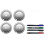 4pcs Personalized    Alignment Tool with Alphabet Pattern and Pen for Putting Practice 2