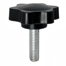 Vis à Poignée Torx Boulon Étoile en Plastique Vis à Poignée Bouton en Plastique 4 mm X 11,8 mm