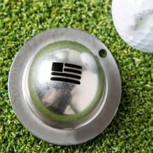 4 Marqueurs de Balle de Personnalisés avec Motif Alphabétique et Stylo pour L'Entraînement au Putting