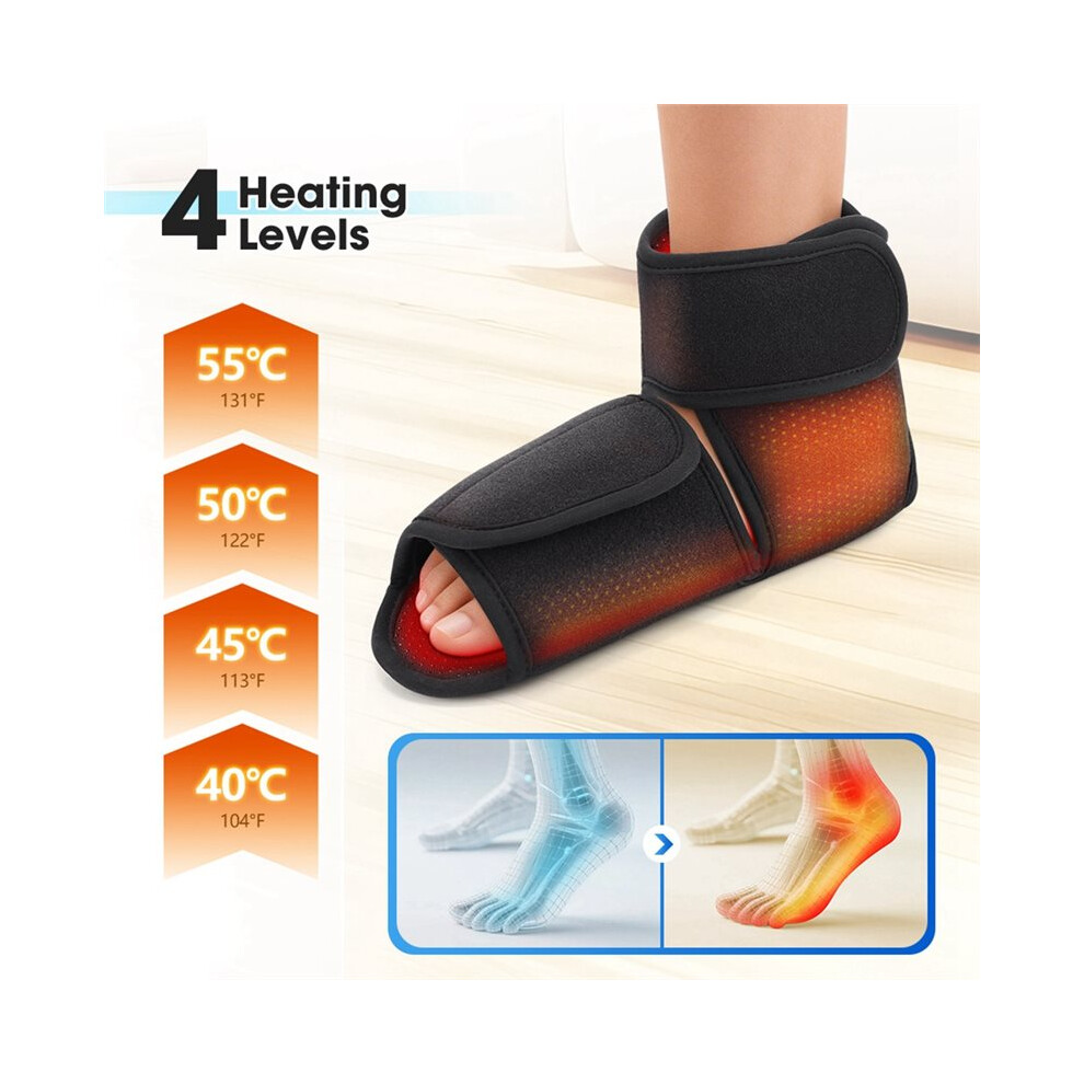 Electric Heating Foot Ankle Massager Kneading Relaxation Lifting Massage Hot Compress Cordless Foot Ankle Brace