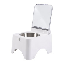 Gamelle pour Chat avec Batterie au Lithium, Distributeur de Nourriture Intelligent pour Chats et Chiens, avec et Couvercle Ă Ouverture