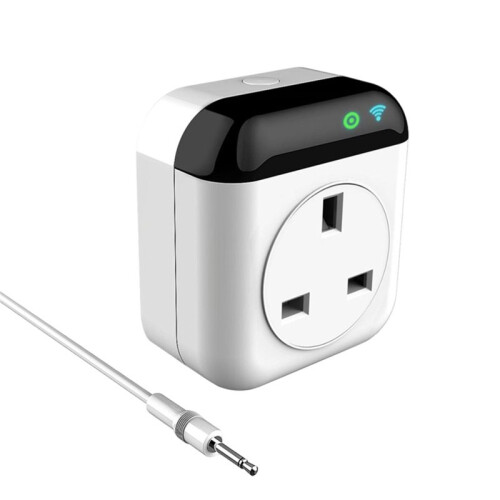 Plug Programmable Thermostat WiFi Temperature Controller Heating/Cooling Mode Support APP/Voice Control UK PLUG