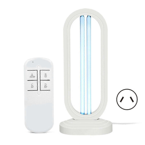 (AU Plug, White) Λάμπα υπεριώδους όζοντος 38W, κινητή λάμπα χαλαζία-υπερ 1