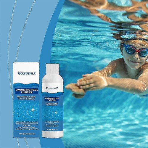 (1pc) 100ml Quick-Acting Odorless Pool Purification Liquid, Easy & Safe Water Clarifier 2
