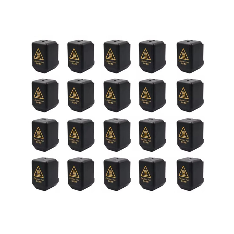 Saudism 20Pcs For Kobra S1 Max Nozzle Silicone Sock Printhead Protective Cover Hotend Silicone Sleeve 3D Printers Parts