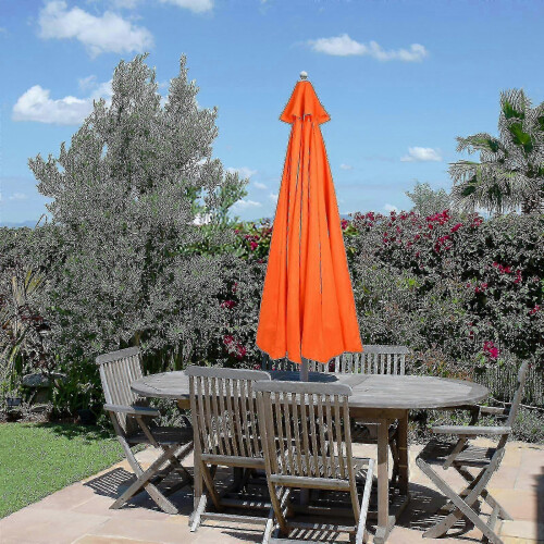 (300cm*6k, Navy blue) Ανταλλακτικό κάλυμμα ομπρέλας κήπου από ύφασμα με τις 2