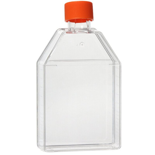 Gewebekulturflasche, Belüfteter Deckel, TC-Behandelt, Ohne Enzyme, 75 cm²