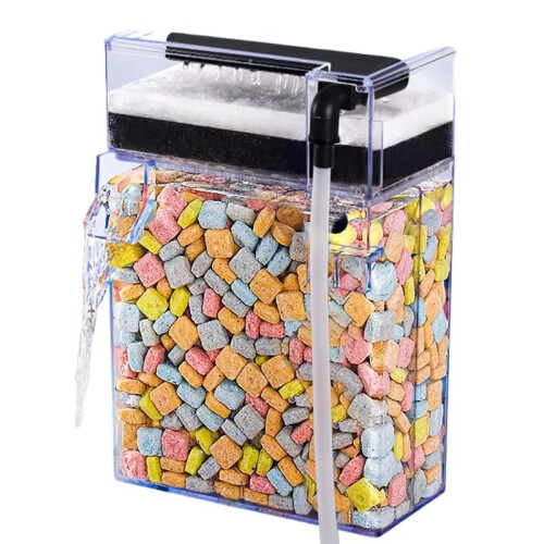 Wall Mounted Aquarium Filter Box with Clear Dry and Wet Separation 1101