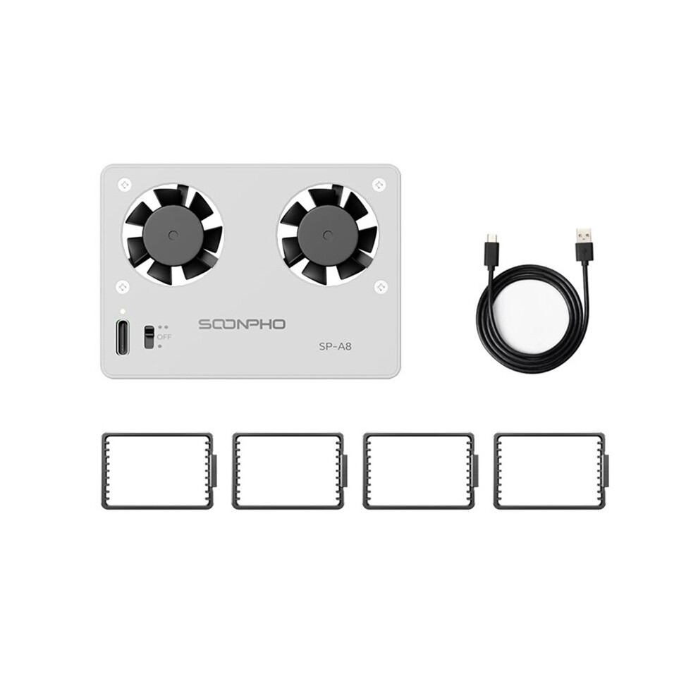 Soonpho Sp-A8 Camera Cooling Fan For A7m4 Zve1 A6700 A7c2 Zve10 Zv1 R5 90D Xs10 Xt4 X-H2s Dslr Cooling System 6033652667127