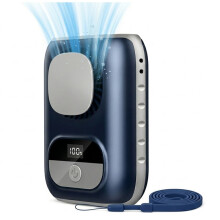 Portable Waist Fan 4000mAh Neck Fan Powerful Wind for Home/Outdoor Cooling,10500RPM, LED Display, 5 Speeds