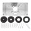 Aluminum Router Table Insert Plate for Woodworking - Milling & Trimming Black 1