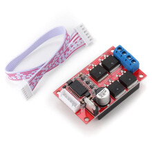 Scheda Driver per Motore CC Ad Alta Potenza, Modulo Controller Motore PWM A Ponte H, 450 W CC 12 V/24 V/36 V con Freno di Inversione