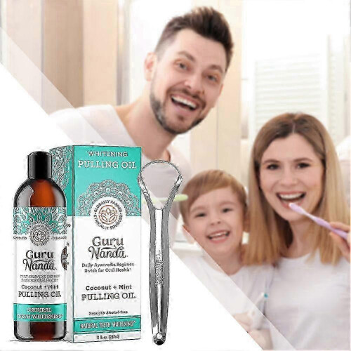 (3pcs) Cocomint Oil Pulling Munskölj Uppnå långvarig fräsch andedräkt för morgonen 2