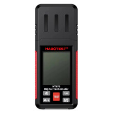HABOTEST HT670 Digitaler Drehzahlmesser, Berührungslos, 2,5-99999 U/Min, mit LCD-Hintergrundbeleuchtung Zur Messung der Motordrehzahl