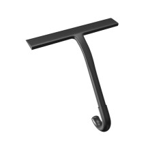 Silicone Shower Squeegee with Built-in Large Hook, Ergonomic Handle & Streak-Free Blade for Glass Doors,Bathroom Mirrors