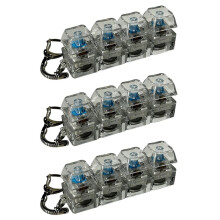 Mechanical Keychain Auditory Keyboard Fidget Led Keyboard Button Dynamic Keyboard Clicker Keychain