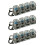 Mechanical Keychain Auditory Keyboard Fidget Led Keyboard Button Dynamic Keyboard Clicker Keychain 1