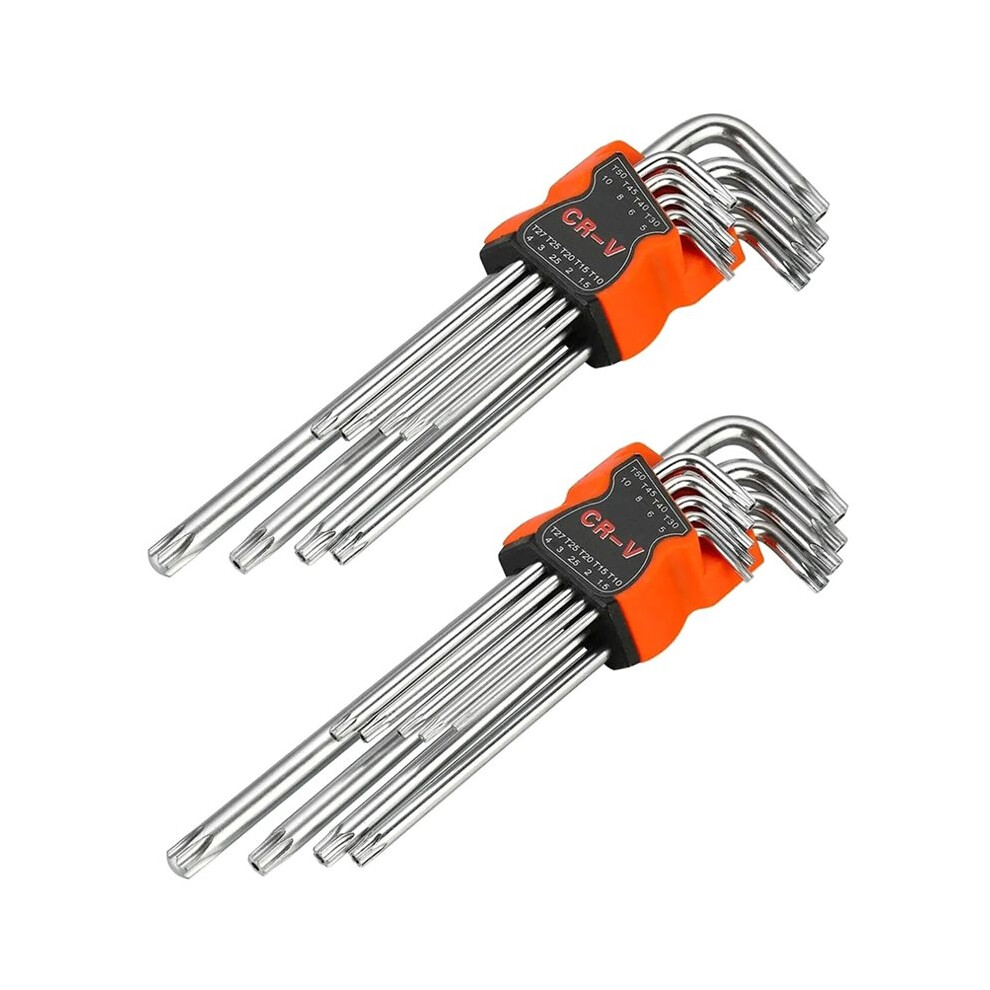 Torx Wrench Screwdriver Bits Star Spanner Key Hand Tools L Type Double-End Screwdriver Hex Allen Key Set Repair Tools 4713211480610