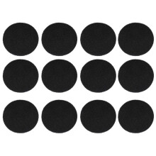 Activated Carbon Filter for Round Compost Bins, 16 cm in Diameter, 12 Replacement Filter Cartridges Per Pack, Comes