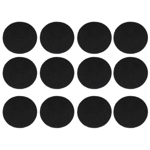 Activated Carbon Filter for Round Compost Bins, 16 cm in Diameter, 12 Replacement Filter Cartridges Per Pack, Comes