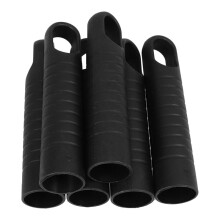 Replacement Handles for Mop Handles Made of Black PP Material, 6 Pieces. End Caps Broom Handles.Protects Hands During