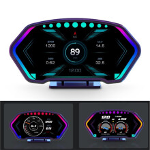 36 Functions P3 HUD OBD+Positioning System Dual System Car Display Speedometer Tachometer Water Temp