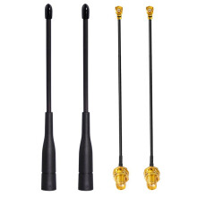 2PCS LORA 868MHz-915MHz High-Gain Soft Whip Antenna SMA Male Aerial for Long-Range Transmission Module with SMA Female