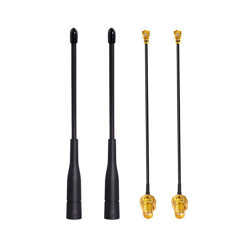2Pcs Lora 868Mhz-915Mhz High-Gain Soft Whip Antenna Sma Male Aerial For Long-Range Transmission Module With Sma Female 6033652631449