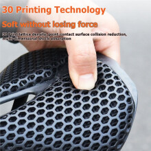 3D-Geprint Fietszadel, Ultralicht Carbon Zadel 250x140mm, Fietszadel voor MTB, Gravelbike en Racefiets, Fietsonderdelen