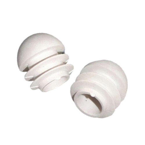 (19mmx20mm, White) 20 τεμάχια ένθετα στρογγυλού σωλήνα, ένθετα ποδιών καρέκ 1