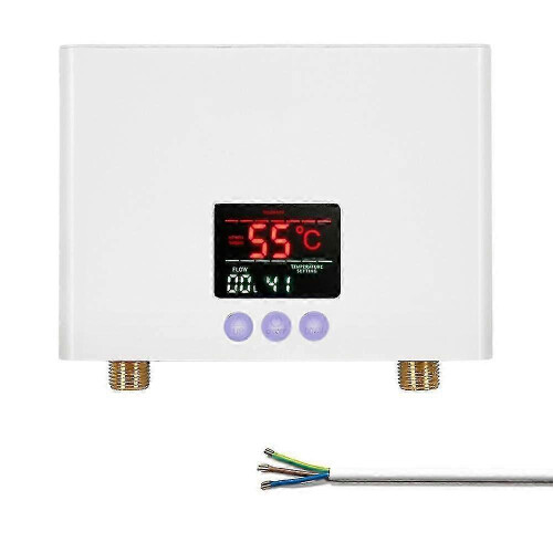 (White) Ταχυθερμαντήρας νερού 3KW Μίνι ηλεκτρικός θερμοσίφωνας χω 1