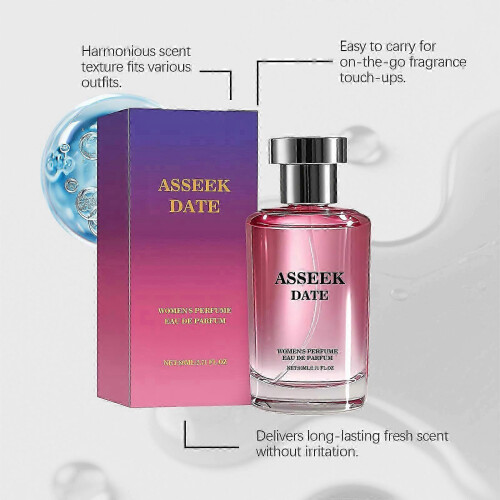 (1Pcs 80ml) ASSEEK Profumo da donna, fragranza a lunga durata, floreale e fruttata, 80 ml 2