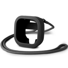 Silicone Cover Case for  SoundLink Micro II Speaker, Protective Cover Shockproof Sleeve with Shoulder Strap Black