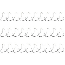 30 Pack Hat Organizer Hangers,Large Capacity Hat Hangers for Closet Space Saving,Metal with PVC Coated Hat Storage Hooks