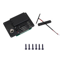 Electric Silent Violin Pickup Transducer Black VPU-400 for DIY Violin