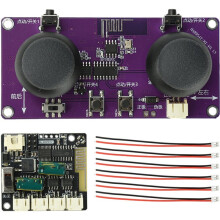 Módulo de Controle de Velocidade Proporcional Sem Fio 2.4G de 8 Canais com Joystick Duplo para Controle Remoto (Faça Você Mesmo)