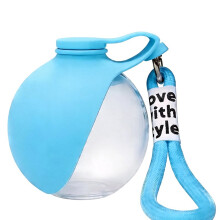 Dogs Drinking Bottle with Silicone Bowl 285ml Leak-Proof Water Bottle for Cats Dogs Portable Outdoor Dispenser