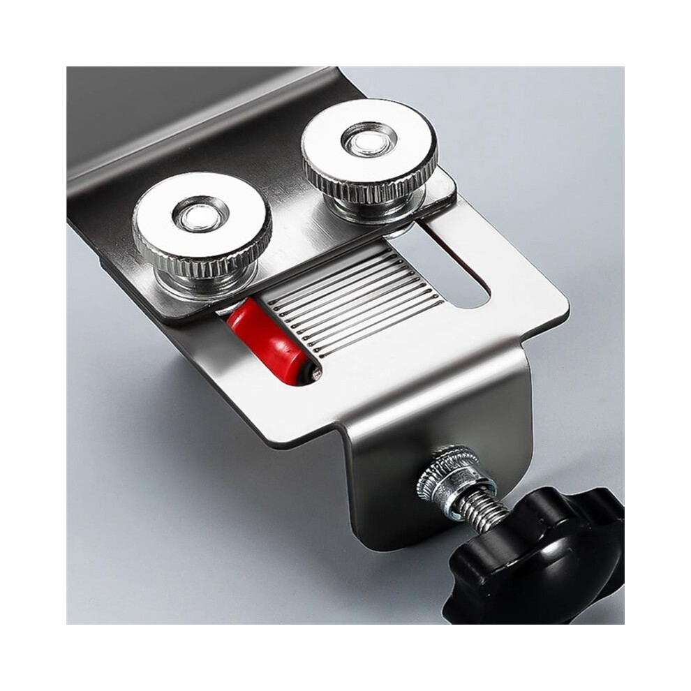 4Pcs Adjustable Cabinet Door Mounting Jig Stainless Steel Woodworking Tool Door Mounting Positioner 4712974558116
