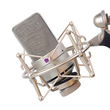 Metal Shock Mount for Microphone for MK4/8 TLM 49 Etc Condenser Microphone Live Streaming Stand M25 Connector